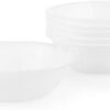 Corelle Cereal Bowl Set for 6 | 18 Ounce Reusable Soup Bowls in Winter Frost White | Triple Layer Strong Glass is Eco-Friendly - Image 3