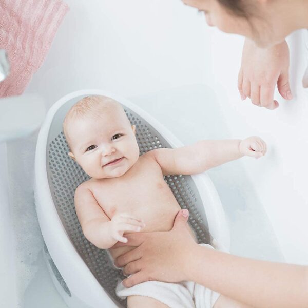 Angelcare Baby Bath Support (Grey) | Ideal for Babies Less than 6 Months Old - Image 4