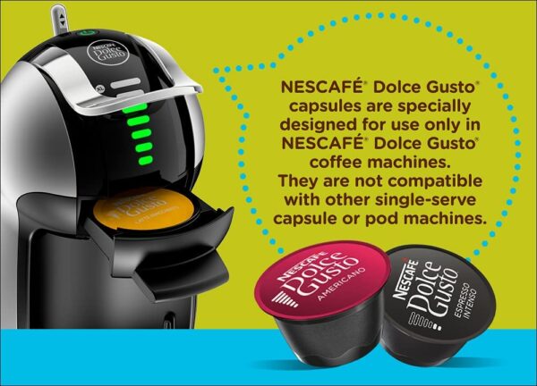 NESCAFE Dolce Gusto Coffee Machine, Genio 2, Espresso, Cappuccino and Latte Pod Machine - Image 6