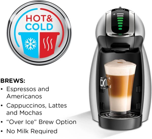 NESCAFE Dolce Gusto Coffee Machine, Genio 2, Espresso, Cappuccino and Latte Pod Machine - Image 5