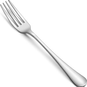 Hiware 12-Piece Dinner Forks Set, Food-Grade 18/8 Stainless Steel Forks Silverware