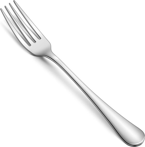 Hiware 12-Piece Dinner Forks Set, Food-Grade 18/8 Stainless Steel Forks Silverware