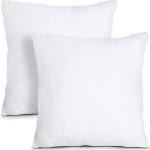 Utopia Bedding Throw Pillows Insert (Pack of 2, White)