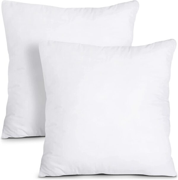 Utopia Bedding Throw Pillows Insert (Pack of 2, White)
