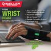 Mueller Sports Medicine Green Fitted Wrist Brace, For Men and Women, Right Hand - Image 5
