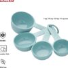 Kitchen Aid Measuring Cups, Set Of 4, Aqua Sky - Image 2