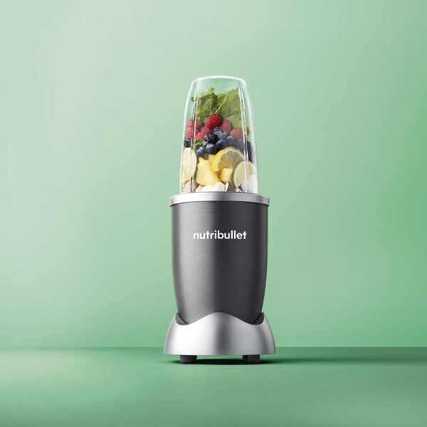 nutribullet Personal Blender for Shakes, Smoothies, Food Prep, and Frozen Blending,600 Watt, Gray - Image 5