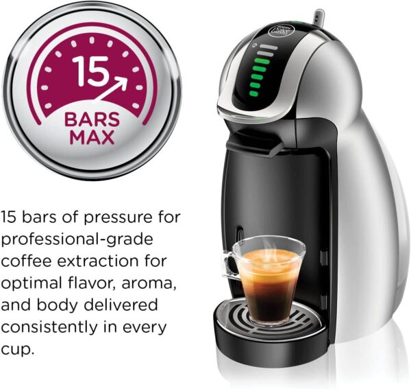 NESCAFE Dolce Gusto Coffee Machine, Genio 2, Espresso, Cappuccino and Latte Pod Machine - Image 4