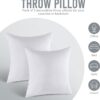 Utopia Bedding Throw Pillows Insert (Pack of 2, White) - Image 3