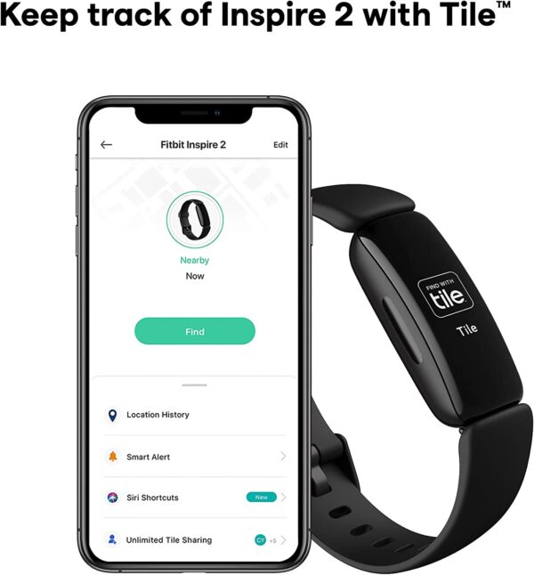 Fitbit Inspire 2 Health & Fitness Tracker with a Free 1-Year Fitbit Premium Trial, 24/7 Heart Rate - Image 5