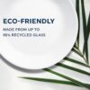Corelle Cereal Bowl Set for 6 | 18 Ounce Reusable Soup Bowls in Winter Frost White | Triple Layer Strong Glass is Eco-Friendly - Image 4