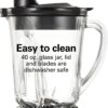 Hamilton Beach Power Elite Wave Action Blender-for Shakes and Smoothies, Puree, Crush Ice, 40 Oz Glass Jar - Image 6