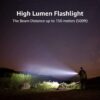 LE LED Flashlights LE1000 High Lumens, Bright Small Flashlight, Zoomable, Waterproof, Adjustable Brightness Flash Light for Outdoor - Image 6