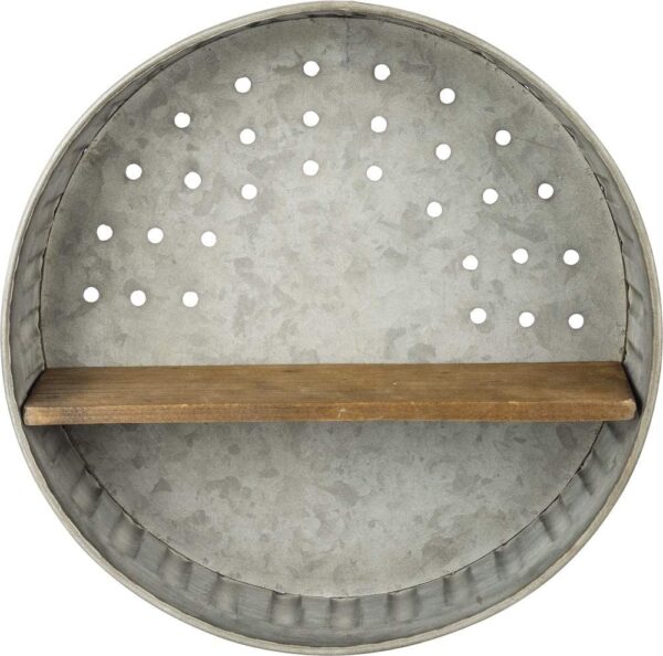 Primitives by Kathy 38024 Rustic-Inspired Wall Shelf, Metal and Wood - Image 5