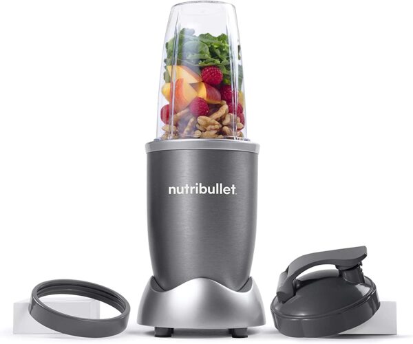 nutribullet Personal Blender for Shakes, Smoothies, Food Prep, and Frozen Blending,600 Watt, Gray