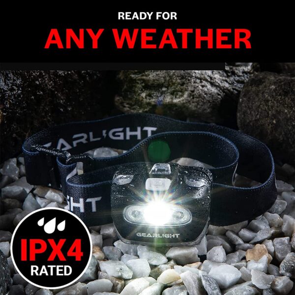 GearLight LED Head Lamp - Pack of 2 Outdoor Flashlight Headlamps - Image 8
