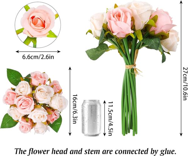 Home Bridal Wedding Party Festival Décor (2 Packs Champagne and Pink) - Image 5
