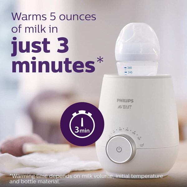 Philips AVENT Fast Baby Bottle Warmer with Smart Temperature Control and Automatic - Image 6