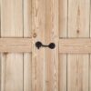 Raswik 4 Privacy Hook and Eye Latch Easy Lock for Barn Door, Black - Image 3