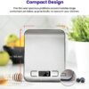 Etekcity Food Kitchen Scale, Digital Grams and Ounces for Weight Loss, Baking, Cooking, Keto and Meal Prep, LCD Display, Medium - Image 2