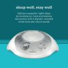Homedics SoundSleep White Noise Sound Machine, Silver, Small Travel Sound Machine with 6 Relaxing Nature Sounds - Image 4
