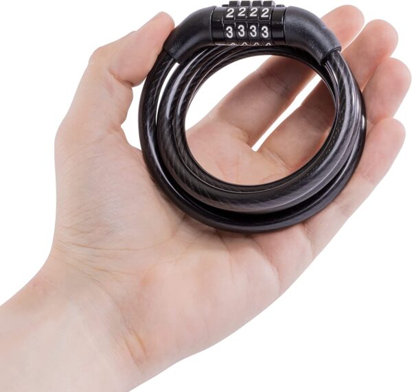 Master Lock Bike Lock Cable, Combination Bicycle Lock - Image 4