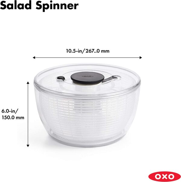 OXO Good Grips Large Salad Spinner - White - Image 4
