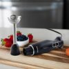Ovente Electric Immersion Hand Blender 300 Watt 2 Mixing Speed with Stainless Steel Blades - Image 4