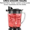 Hamilton Beach Power Elite Wave Action Blender-for Shakes and Smoothies, Puree, Crush Ice, 40 Oz Glass Jar - Image 3