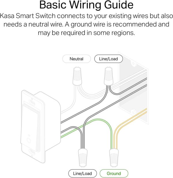 Kasa Smart Light Switch HS200, Single Pole, Needs Neutral Wire, 2.4GHz Wi-Fi Light Switch Works with Alexa and Google Home - Image 2