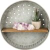 Primitives by Kathy 38024 Rustic-Inspired Wall Shelf, Metal and Wood - Image 4
