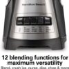 Hamilton Beach Power Elite Wave Action Blender-for Shakes and Smoothies, Puree, Crush Ice, 40 Oz Glass Jar - Image 5