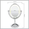 Conair Reflections Double-Sided LED Lighted Vanity Makeup Mirror - Image 2