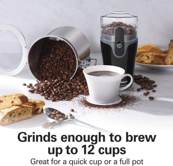 Hamilton Beach Fresh Grind Electric Coffee Grinder for Beans - Image 6