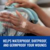 Nexcare Max Hold Waterproof Bandages, Contours To Hard-To-Fit Places - Image 3