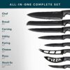Home Hero Kitchen Knife Set, Steak Knife Set & Kitchen Utility Knives - Ultra-Sharp High Carbon Stainless Steel Knives - Image 2