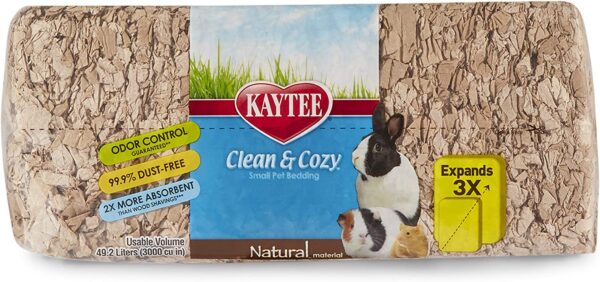 Kaytee Clean & Cozy Natural Small Animal Pet Bedding 49.2 Liters - Image 2