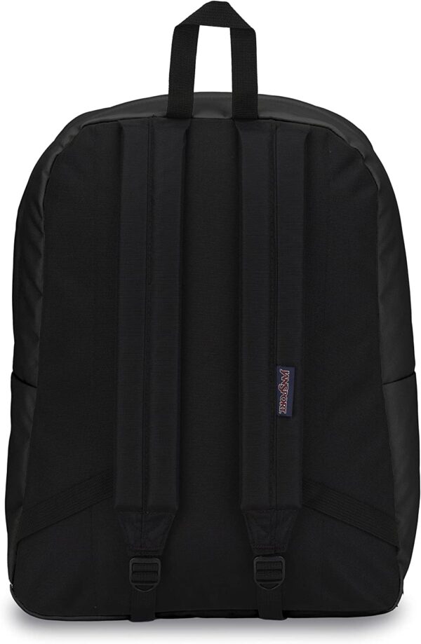 JanSport Super Break One School Backpack for Girls, Boys, Black - Durable, Lightweight Bookbag for Teens - Image 3