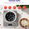 Etekcity Food Kitchen Scale, Digital Grams and Ounces for Weight Loss, Baking, Cooking, Keto and Meal Prep, LCD Display, Medium - Image 4