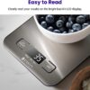 Etekcity Food Kitchen Scale, Digital Grams and Ounces for Weight Loss, Baking, Cooking, Keto and Meal Prep, LCD Display, Medium - Image 6