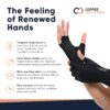 Copper Compression Arthritis Gloves - Best Copper Infused Fingerless Glove for Carpal Tunnel - Image 6