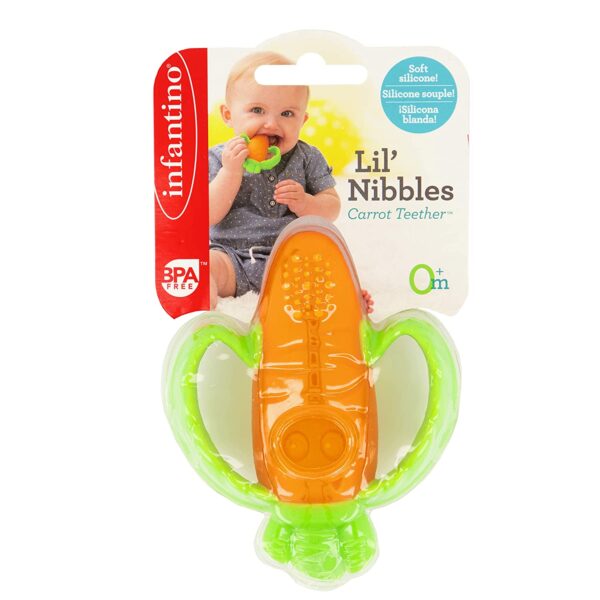 Infantino Lil' Nibbles Textured Silicone Teether - Image 3