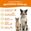 Pure Wild Alaskan Salmon Oil for Dogs & Cats - Omega 3 Skin & Coat Support - Liquid Food Supplement for Pets - Image 4
