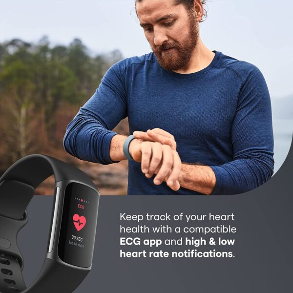 Fitbit Charge 5 Advanced Fitness & Health Tracker with Built-in GPS, Stress Management Tools, Sleep Tracking - Image 3