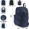 JanSport Super Break One School Backpack for Girls, Boys, Black - Durable, Lightweight Bookbag for Teens - Image 4