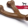 Benebone Wishbone Durable Dog Chew Toy for Aggressive Chewers, Real Bacon - Image 2