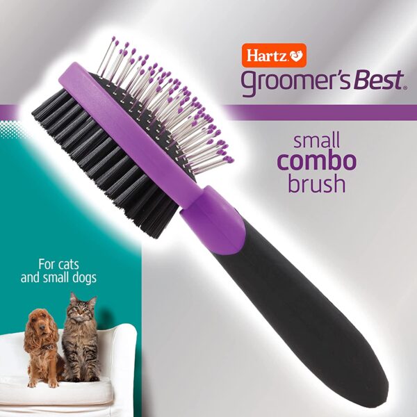 Groomer's Best Small Combo Brush for Cats and Small Dogs - Image 3
