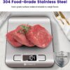 Etekcity Food Kitchen Scale, Digital Grams and Ounces for Weight Loss, Baking, Cooking, Keto and Meal Prep, LCD Display, Medium - Image 5
