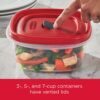 Rubbermaid 16-Piece Food Storage Containers with Lids and Steam Vents - Image 2