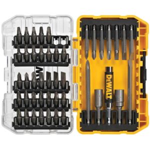 DEWALT Screwdriver Bit Set with Tough Case, 45-Piece